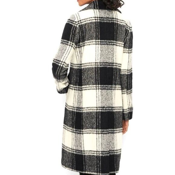 TALBOTS Brushed Wool Blend Coat (oversized Sz M) - Picture 2 of 13